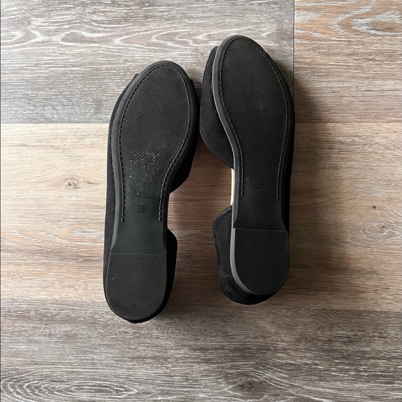 H&M black open toe flats - Picture 3 of 3